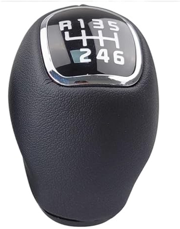 Cakievro Pomo de palanca de cambios de 5/6 velocidades compatible con KIA Sportage 2011-2015, Rio 3 5 Veloster 2013 2014 2015 (R6 velocidad)