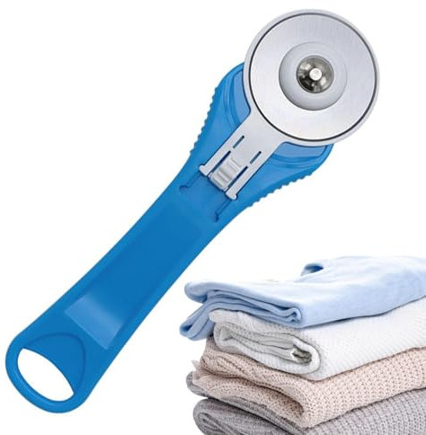 Coupeur de tissu rotatif |. Coupeur de rouleau de 45 mm pour tissus, cuir, artisanat |. Design ergonomique 'poignée|. Outil de matelassage de coupe confortable et fluide