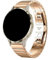 18mm Uhrenarmband aus Metall und Stahl, passend for Garmin Venu 3S 2S/ Vivoactive 4S/ Vivomove 3S/ Erunner 265S 255S 255S/ Captain Marvel/Huawei Watch GT 4 41mm(Rose Gold)