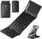 XK01 TP Foldable Bluetooth Keyboard with Touchpad, Folding Portable Travel Keyboard with Trackpad for Android Windows iOS Tablet Laptop PC Smartphone -Black