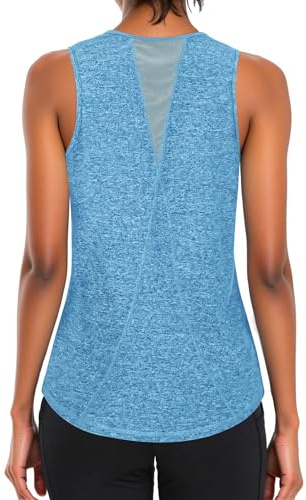 Gyabnw UV Schutz Sport Tank Top Damen Sporttop Ärmellos | Lockere,Hohe Elastizität,Leicht,Atmungsaktivität,Schweißableitend,Laufshirt Für Fitness Yoga Laufen und Outdoor