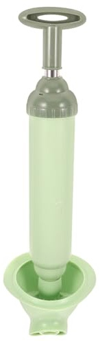 GLEAVI Heavy Duty Toilet Plunger with Strong Suction Long Handle Vacuum Pump for Unblocking Toilets Sinks and Showers Versatile Bathroom Drain Tool Material Compatible with Drain