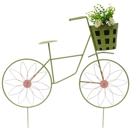 KESOTO Portafiori a Forma di Bicicletta, Ideale per Inaugurazioni di Case, Giardini E