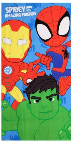 Spidey Mikrofaser-Handtuch für Kinder für Bad und Strand, Mikrofaser-Handtuch für Kinder, mit Design für den täglichen Gebrauch