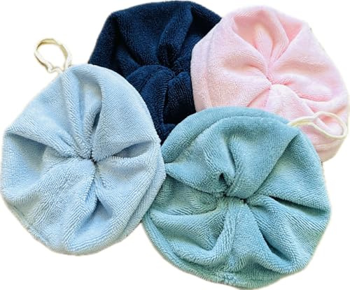 Fleur de douche, en éponge de bambou pour le corps et le bain - fleur de douche lavable pour peaux sensibles - modèle au choix - 4 couleurs au choix