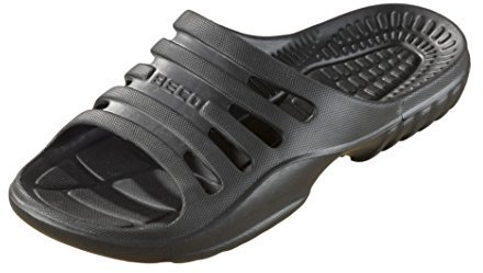 Beco Beco Pantoletten, Badelatschen Unisex - Ciabatte Uomo, Nero (Blank 0), 48 EU, Pair