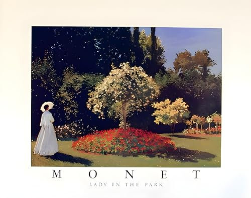 Impressionist Claude Monet Lady in the Park, französische Wanddekoration, Kunstdruck, Poster, 40,6 x 50,8 cm