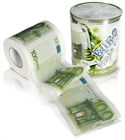 PAPIER TOILETTE BILLET 100 EUROS