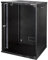 LogiLink W15A54B ECO Wandschrank 15HE (560mm Tiefe), Flat Pack (unmontiert), 48,26 cm (19 Zoll) schwarz