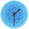 Wandkings Wanduhr mit farbenfrohen Motiven - Wähle EIN Motiv - Henna Muster Blau