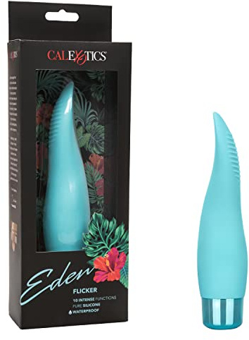 Eden Flicker Clitoral Stimulator 10 Function Waterproof, Blue