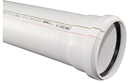 Rehau Schalldämmendes Raupiano Plus Abflussrohr DN 50 x 1000 mm