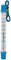Dr. Friedrichs Gruppe Poolthermometer rund 306710 20 cm blau Weiss