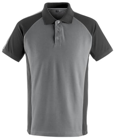 Mascot 50569-961-88809 Unique Bottrop Premium Performance Moderne Passform Polo-Shirt, Anthrazit/Schwarz, M Größe