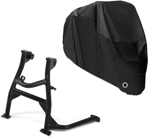 Caballete Central y Funda Moto Cubierta XXL Compatible para Honda Transalp XL 650 V 00-06