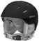 Briko Damen Crystal 2.0 Skihelm/Snow, matt glänzend schwarz, 53-55 cm