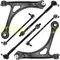Querlenker Set Vorderachse kompatibel SEAT LEON 1M CUPRA Dreieck Kugelgelenk Spurstange 10tlg