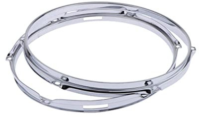 1.5mm Chrom Drum Hoop, 12 6 Loch/Lug, Snare Tom Drum Hoops Set