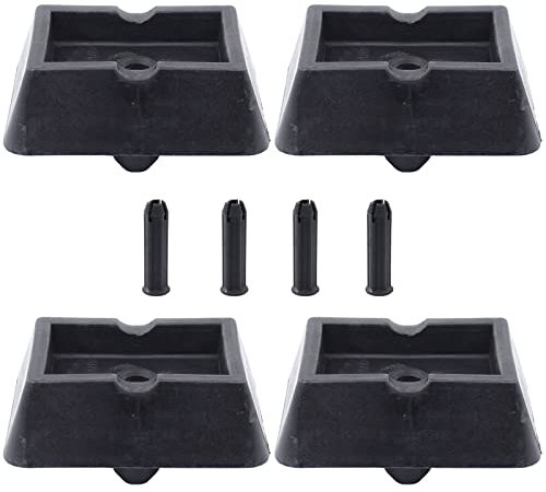 Wagenheberaufnahme Unterbock Wagenheber Aufnahme Adapter Gummiauflage Gummiblock Stopfen Hebebühne vorne und hinten beidseitig links rechts für 3er E46 6er E63 E64 7er E65 E66 E67 Z4 E86 E85 Z8 E52