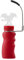 Jucoci Painting Handle for Miniautres Paint Handle Compatible with DND Miniatures, Scale Model, Fantasy Figurines (Red)