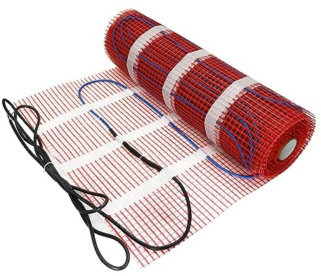 MincoHeat 150W/m2 Self-Adhesive Underfloor Heating Mat 3.5m2 50cmx7m | Suitable for tile, stone, wood subfloors, energy saving, easy installation, efficient warm floor system