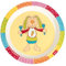 SIGIKID Teller Hase RainbowRabbit rPET mehrfarbig, Onesize
