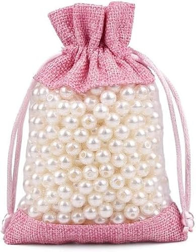 50 pz/lotto 15x20 17x23 20x30 25x35 cm sacchetti di organza sacchetto di gioielli con sacchetti estraibili regalo di nozze, rosa, 13x18 cm