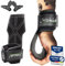 NetroxSports Hyper Grips Fast Zughilfen Krafttraining Leder – Fitness Lifting Straps für Kreuzheben, Deadlift, Bodybuilding & Gym – Handgelenkschutz, Grip Zughilfe - für Männer & Frauen, Gewichtheben