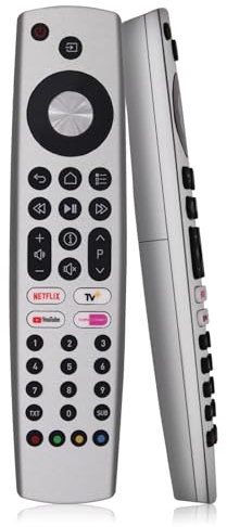Neue Ersatzfernbedienung für Grundig LED Smart TV TS8187R11 32GHB6100 50GFU7800B 50GFU7800B, Grundig-Fernbedienung mit 4 beliebten Schnelltasten, Keine Einrichtung erforderlich