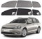 XCBYT Sonnenschutz Auto Seitenscheibe für VW Golf 7 Variant 2013-2020, Magnetisch Autoscheiben Sichtschutz Fenster Verdunkelung, Sonnenblende UV-Schutz, Atmungsaktiv, im Auto Schlafen Camping