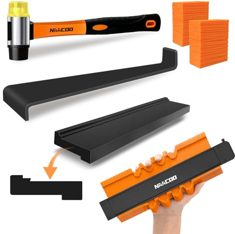 NAACOO Laminate Flooring Tools, Universal 5 in 1 Floor Installation Kit