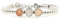 QOSS Armband SUZANNE silber nude Serie