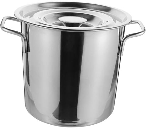 CONGARTENO Edelstahl Suppentopf Mit Deckel Nicht Magnetisch Für Meeresfrüchte Und Eintöpfe Vielseitig Einsetzbar Für Küche Und Grill