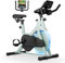 Superun Exercise Bike for Home Use Spin Bike with Adjustable Magnetic Resistance, Stationary Bike with LCD Display and APP, 136 kg Weight Capacity