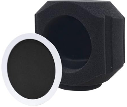 Mikrofon-Schallschutz, Reflexionsfilter für Aufnahmestudios, tragbare schalldichte Abdeckung für Podcast-Singen, Rapping, Heimstudio, Live-Performance