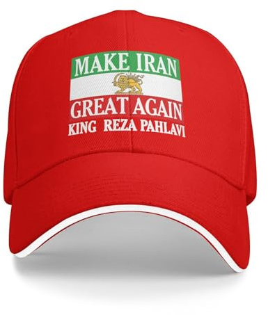 Miga King Reza-Pahlavi Make Iran Great Again Hut Trucker Cap für Männer un