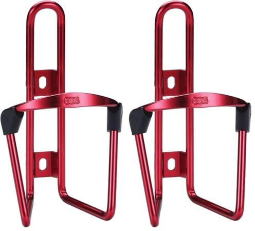 Bbb Cycling Bike FuelTank Water Bottle Holder, Red Anodised, One Size (Pack of 2)