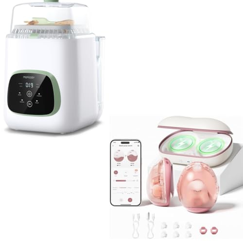 Momcozy KleanPal Pro Baby Bottle Washer and Air1 Breast Pump