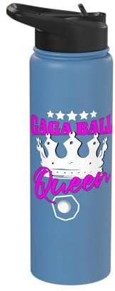 Gaga Ball Queen Gagaball Women Gaga Ball Stainless Steel Insulated Water Bottle