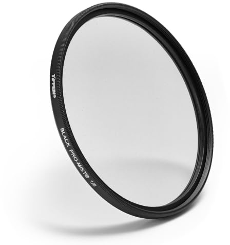 Tiffen 58BPM18 58mm Black Pro Mist 1/8 Filter | Create the Cinematic Look, Dreamlike Effect, Softens Highlights, Reduces Contrast & Digital Sharpness, for Video & Photo