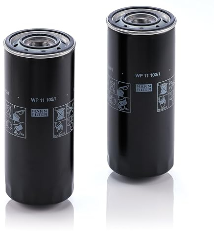MANN-FILTER, WP 11 102/1-2 Oil Filter | For Trucks & Buses, Highest Filtration Performance, Engine Protection, High Quality Sealing, True OE Engineering