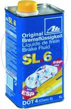 ATE Bremse 1,0 Liter DOT 4 SL63 - Bremsflüssigkeit, 1 Liter, 1000 Gramm, Keramik, für Fahrzeugbremsen, 15,99 €/Liter
