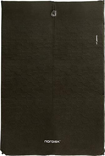 Nordisk Gandalf Legacy 5.0 XLD Self. Infl. forest night - Schaumstoff-Isomatte für Camping - 195 x 130 x 5 cm, 4,3 kg, Schwarz, Baumwolle