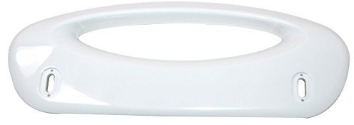 Zanussi Refrigeration White Door Handle. Genuine part number 2062728015