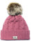 LONGCLASS Pinke Bommelmütze Damen Elegance Mütze Frauen Wintermütze pink Wollmütze mit Bommel Damenmütze Strickmütze Pudelmütze fein schön Mädchen Mädchenmütze