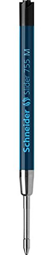 Schneider 175601 Schreibgeräte Kugelschreibermine Slider 755, dokumentenecht, M,schwarz