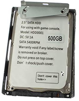 OSTENT 500GB HDD Festplatte + Halterung kompatibel für Sony PS3 Super Slim CECH-4X