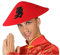 ATOSA chapeau chinois rouge