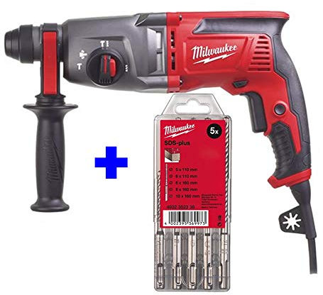 Milwaukee Milwauke PH 26 T - Martillo combinado (800 W), Rojo