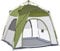 Outsunny 4 Person Automatic Camping Tent, Outdoor Pop Up Tent, Portable Backpacking Dome Shelter, Green